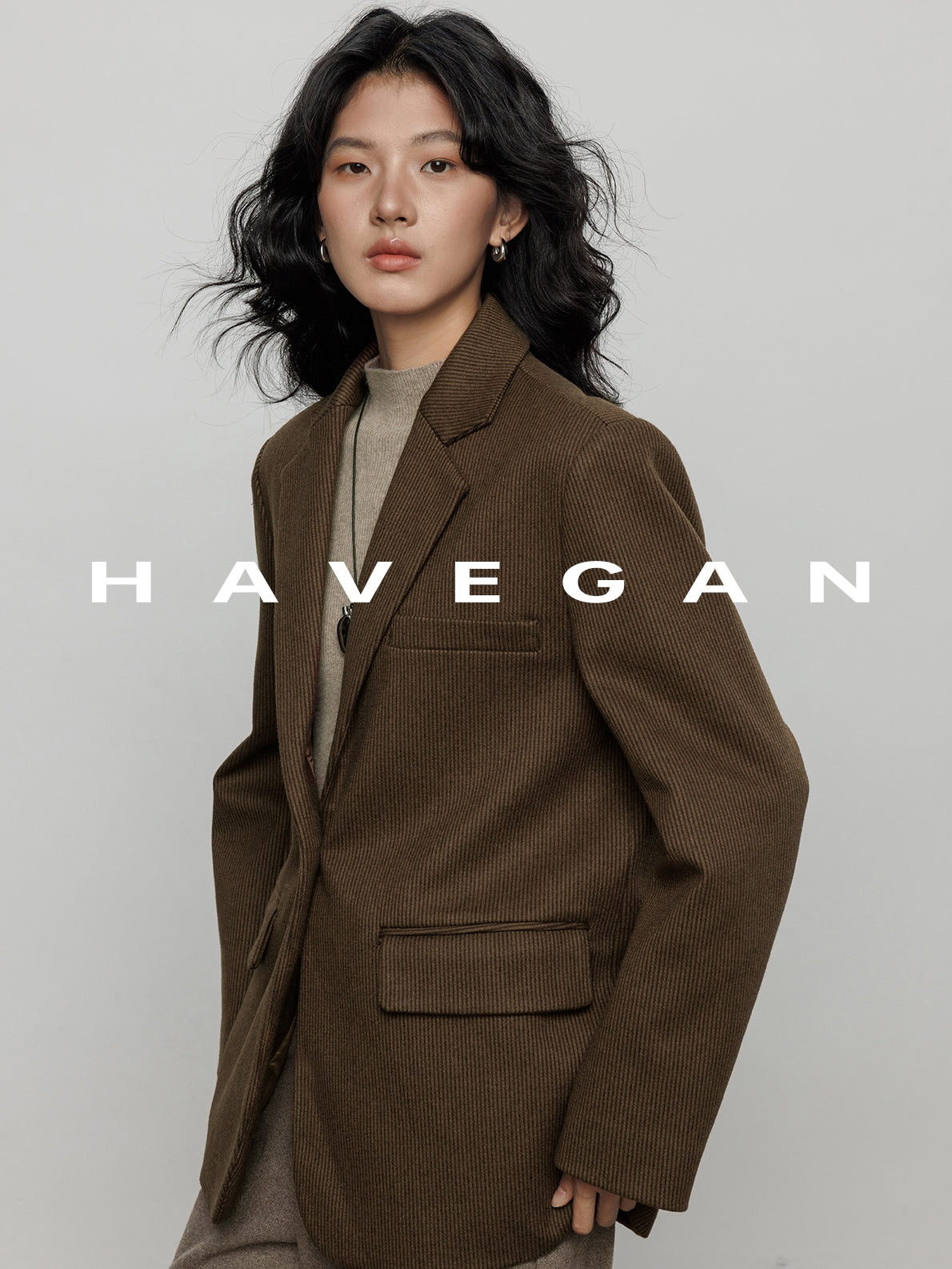 抓絨西裝外套_BDHL7969