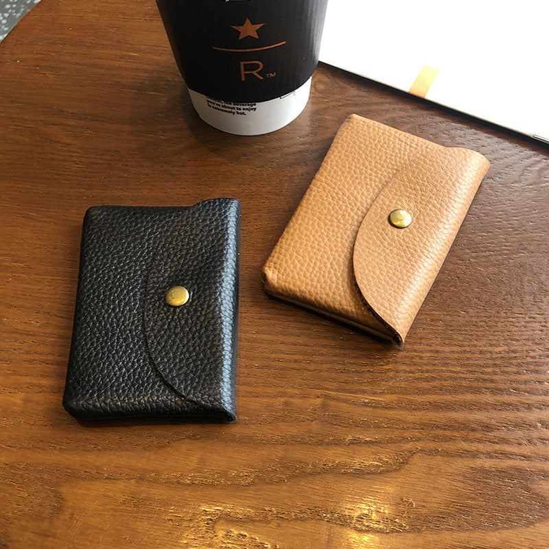 Genuine Leather Mini Card Wallet_BDHL8418