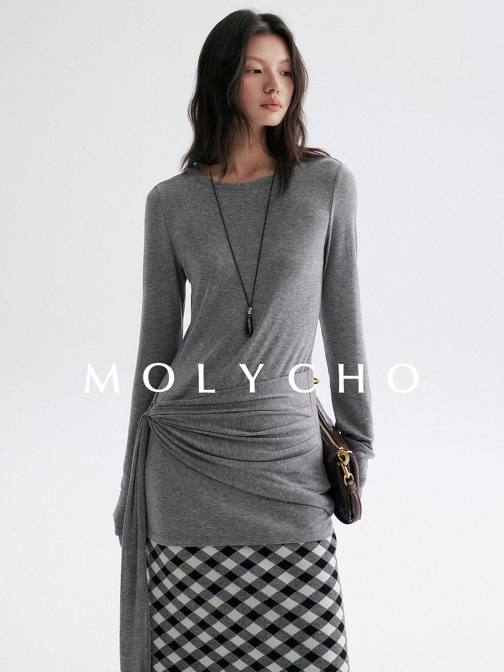 腰帶修身上衣_BDHL7946