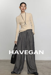 Wide-Leg Striped Pants_BDHL7052