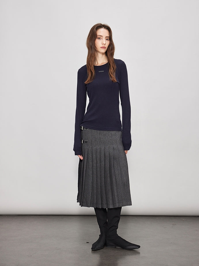 Simple Slim Knit Tops_BDHL7937