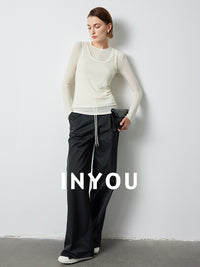 Retro Drawstring Straight Pants_BDHL6400