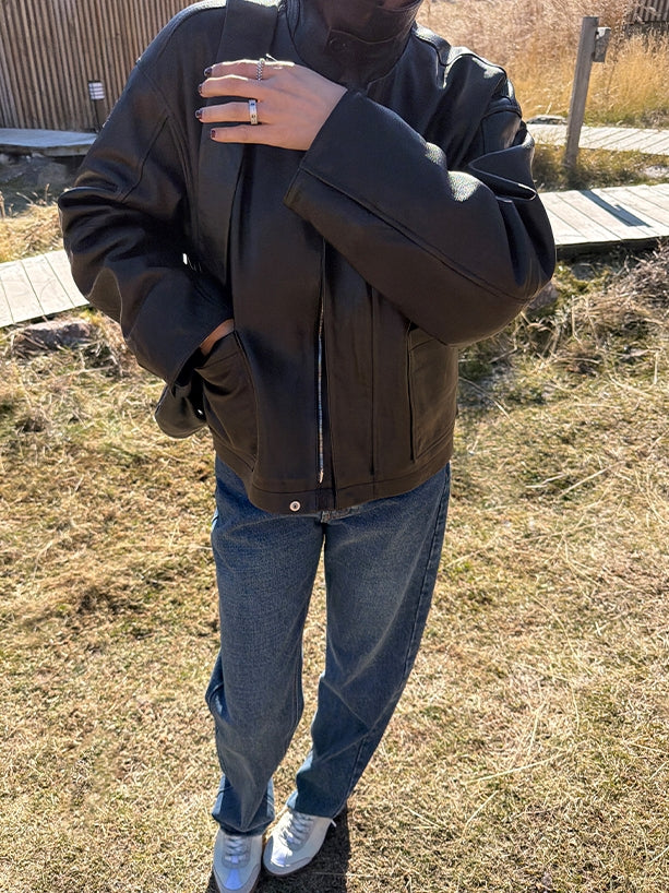 Black Leather Jacket_BDHL7924