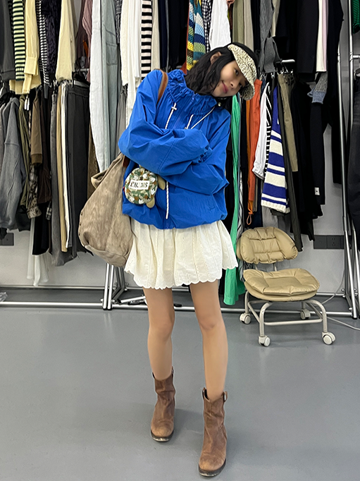 String Collar Short Length Jacket_BDHL7251