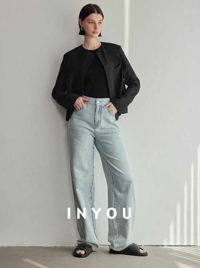 Crew Neck Cropped T-Shirt_BDHL6117