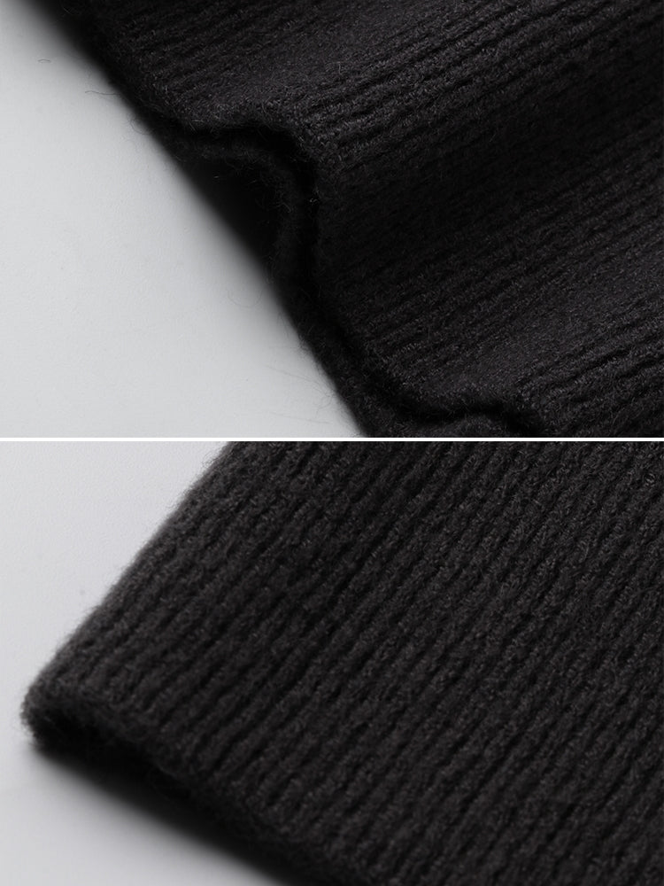 High Neck Slim Knit Tops_BDHL7230