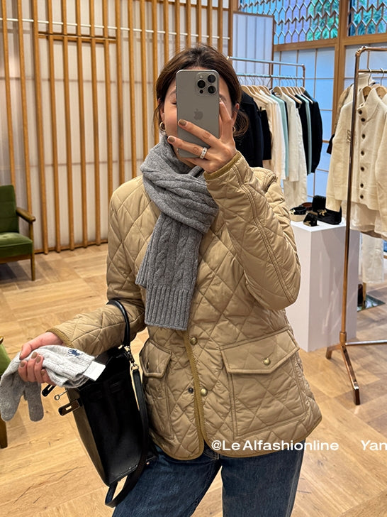 V-Neck Cropped Knit Tops_BDHL8005