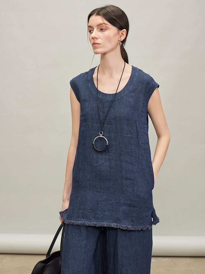 Sleeveless Top Or Straight Pants_BDHL7340