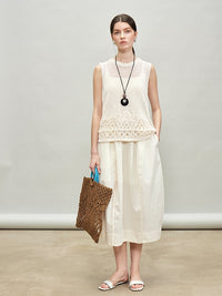 3D Shape Bud Skirt_BDHL7332