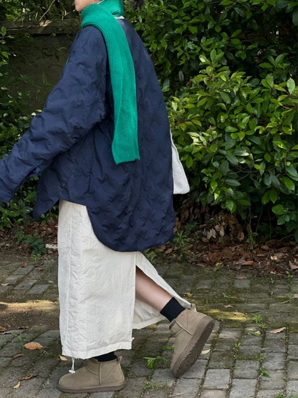 圓領套頭羽絨外套_BDHL8134