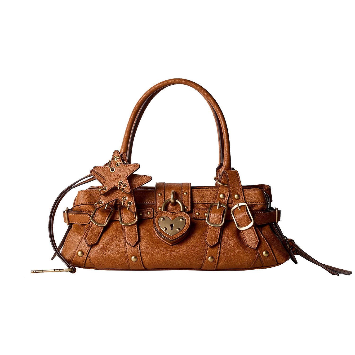 Heart-Lock Baguette Shoulder Bag_BDHL8326