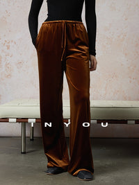 Velvet Straight Wide Leg Pants_BDHL6664