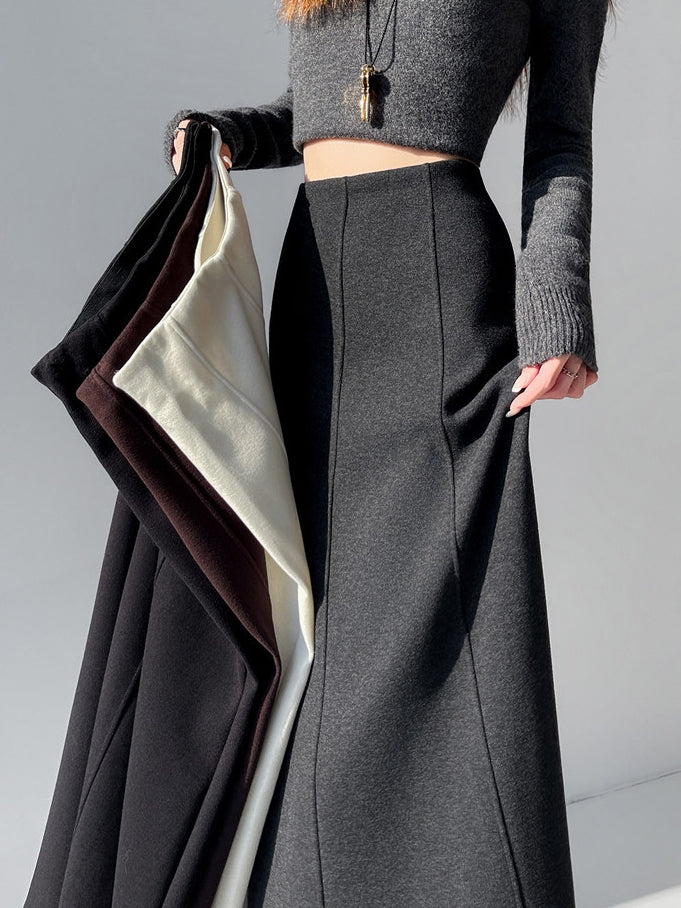 Slimming A-Line Maxi Skirt_BDHL8035