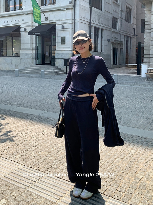 Slim-Fit Long-Sleeved T-Shirt_BDHL7841