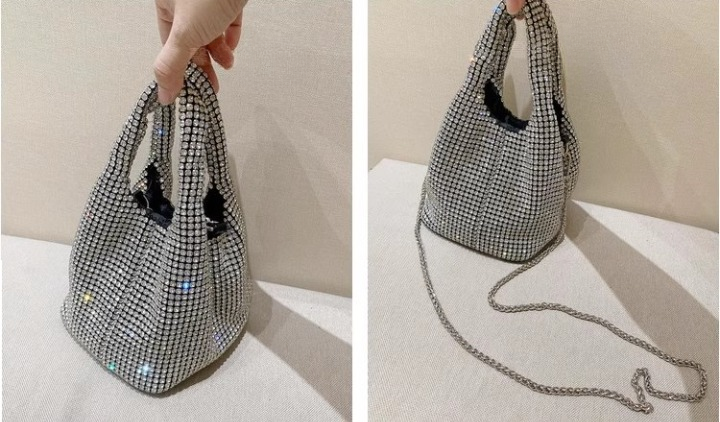 Rhinestone Bucket Bag_BDHL6301