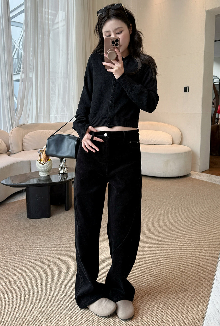 Simple Knit Cardigan_BDHL8101