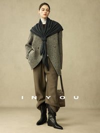 Collarless Classic Tweed Jacket_BDHL6790