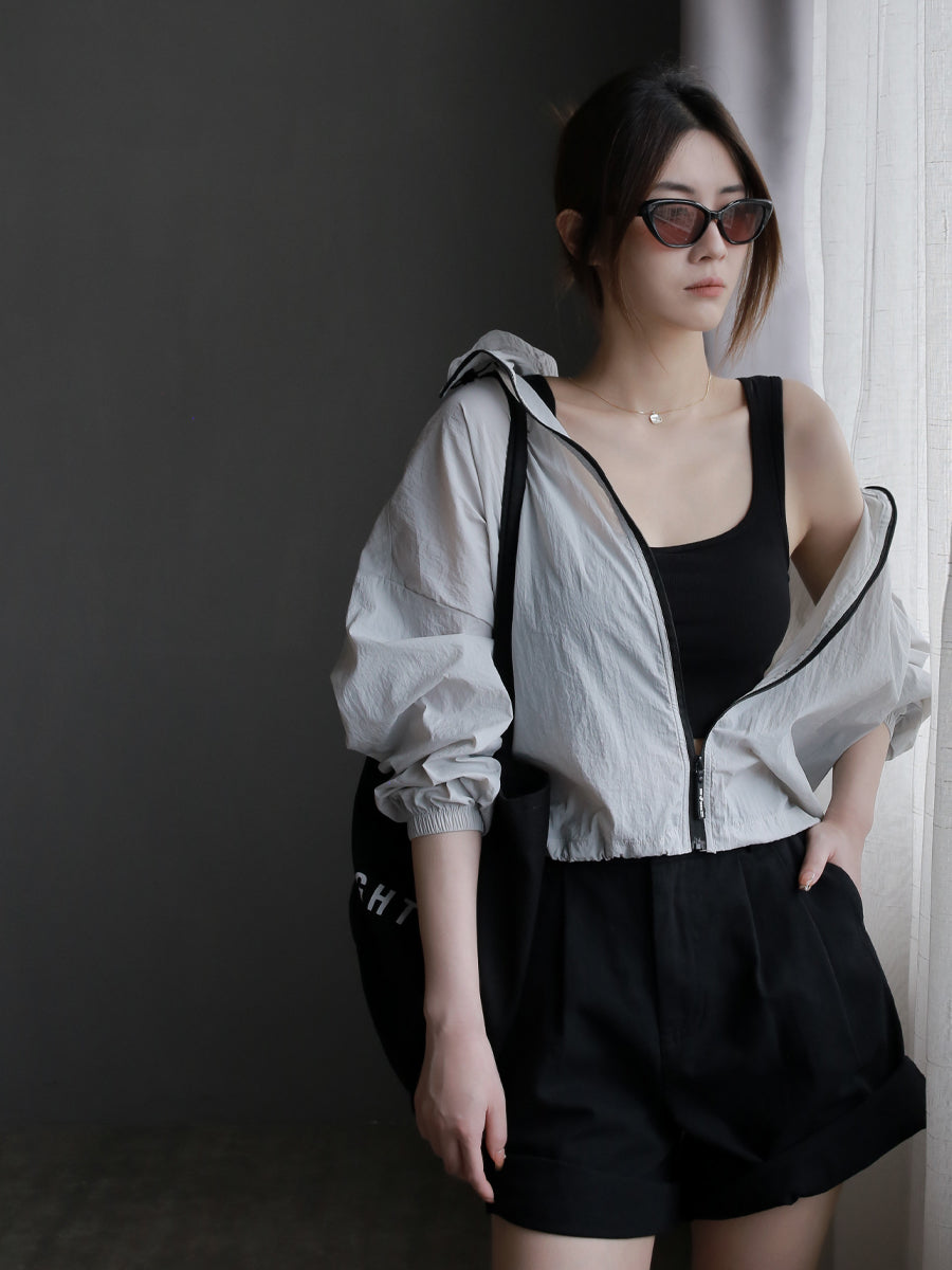 Frill Collar Thin Jacket_BDHL7578