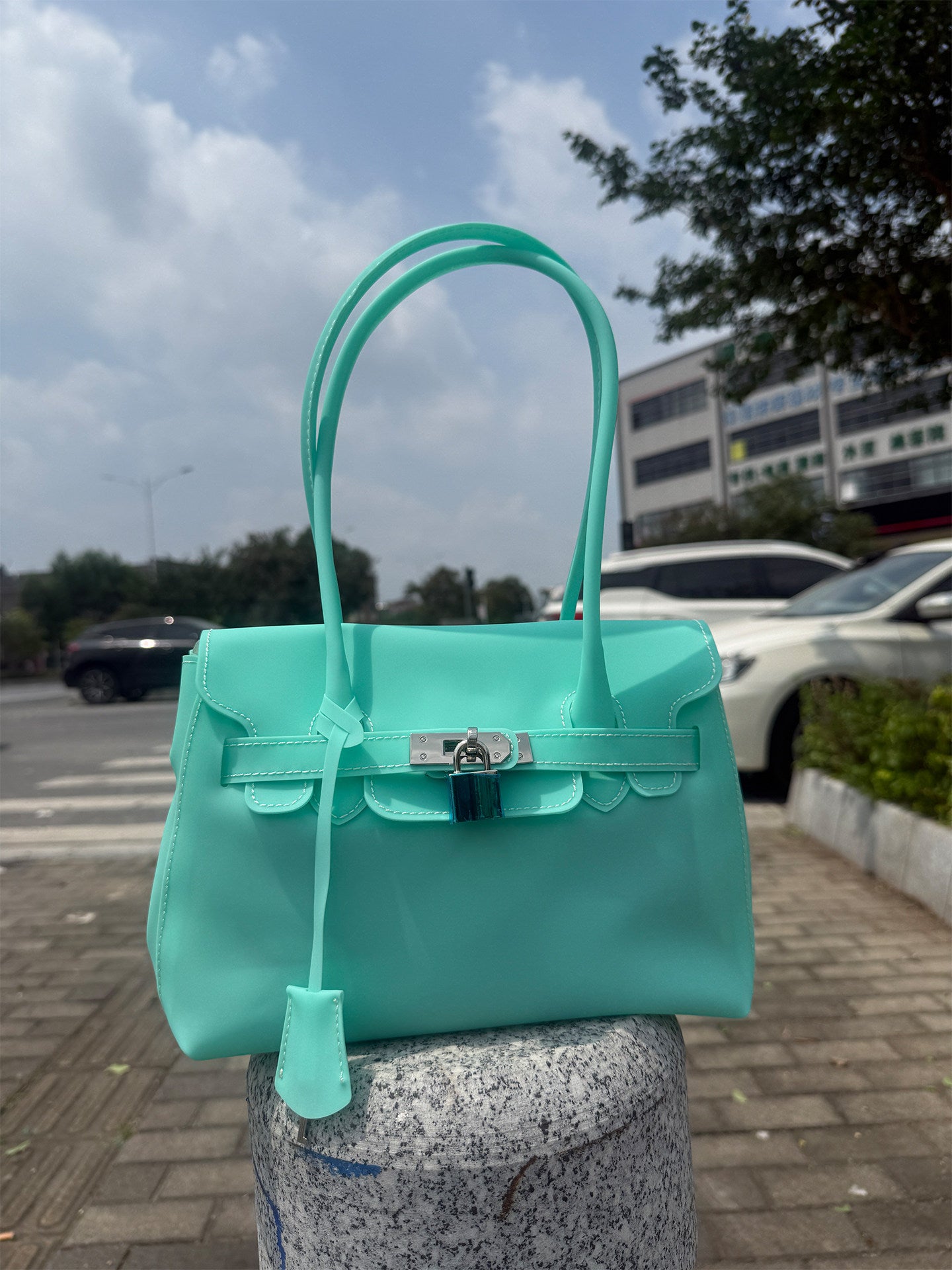Small Jelly TPU Handbag_BDHL8306