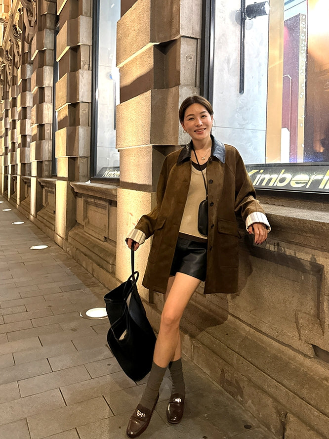 Fake two-Piece Style Slim Knit_BDHL7840