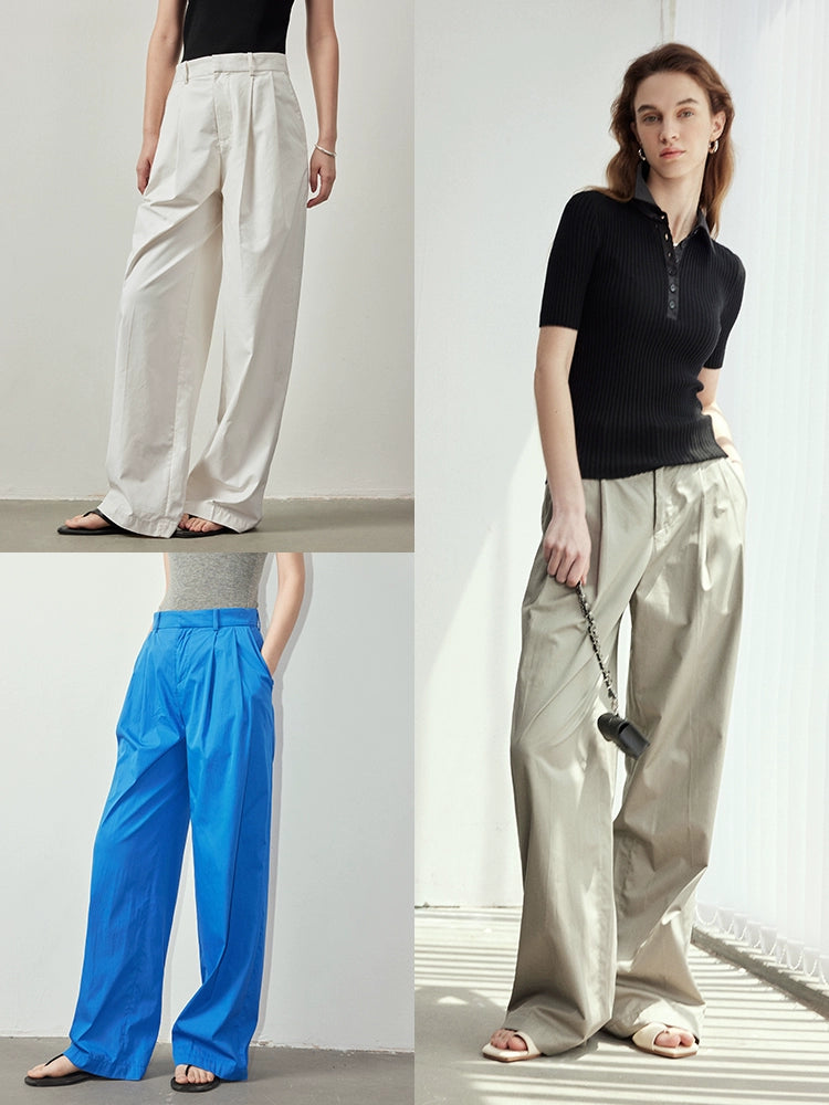 High Waist Wide Straight Pants_BDHL6060