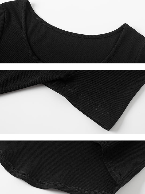 Double-Front Short-Sleeved T-Shirt_BDHL7589