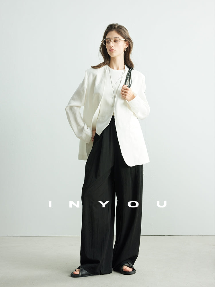 High-Waisted Draped Mop Pants_BDHL7135