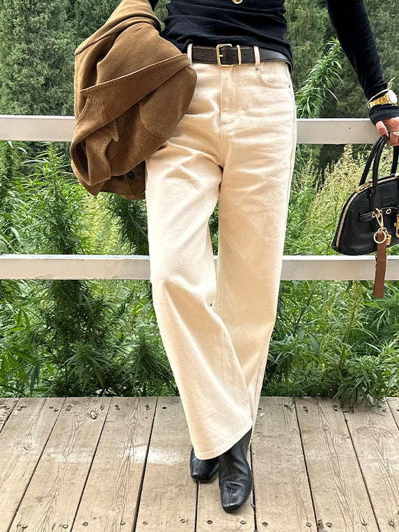 Slim Round Neck Long Sleeve Tops_BDHL7665