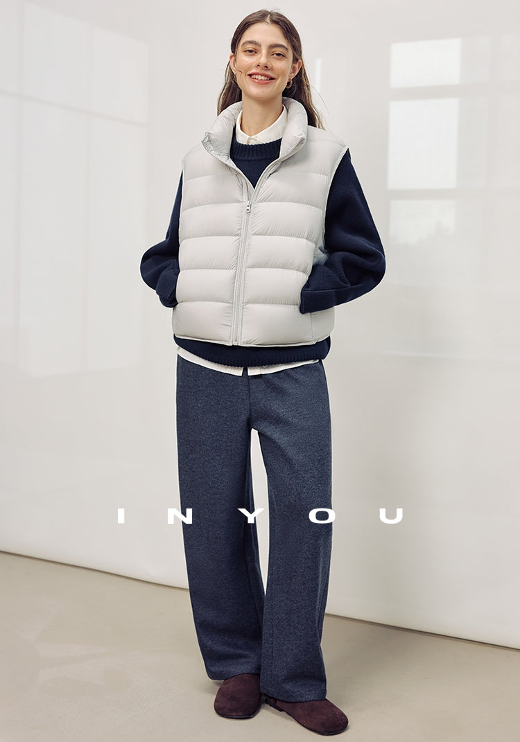 Stand-Collar Down Vest_BDHL7987