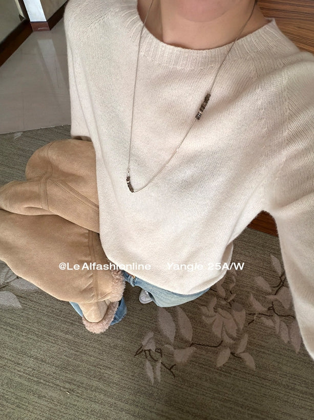 Lazy Seamless Knit Tops_BDHL8125