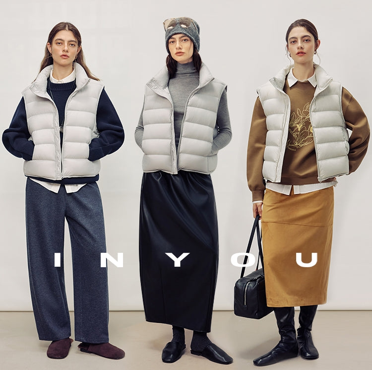 Stand-Collar Down Vest_BDHL7987