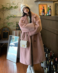 Winter eco-friendly velvet coat_BDHL5354