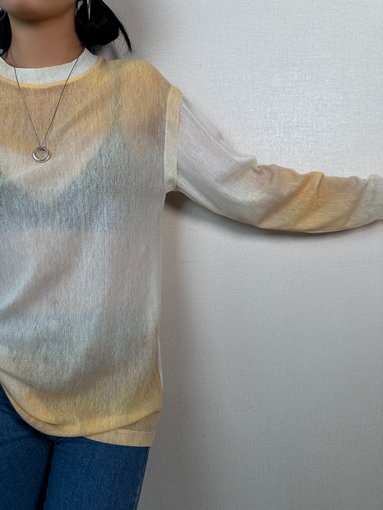 Tie-Dyed Long-Sleeved T-Shirt_BDHL6417