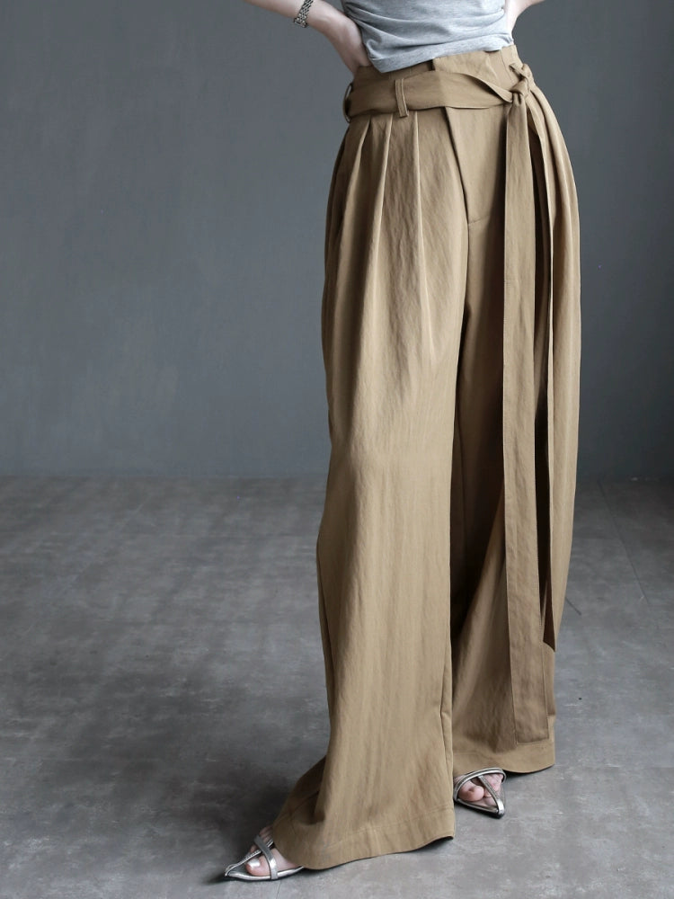 Spring Summer Loose Wide-Leg Trousers_BDHL7304
