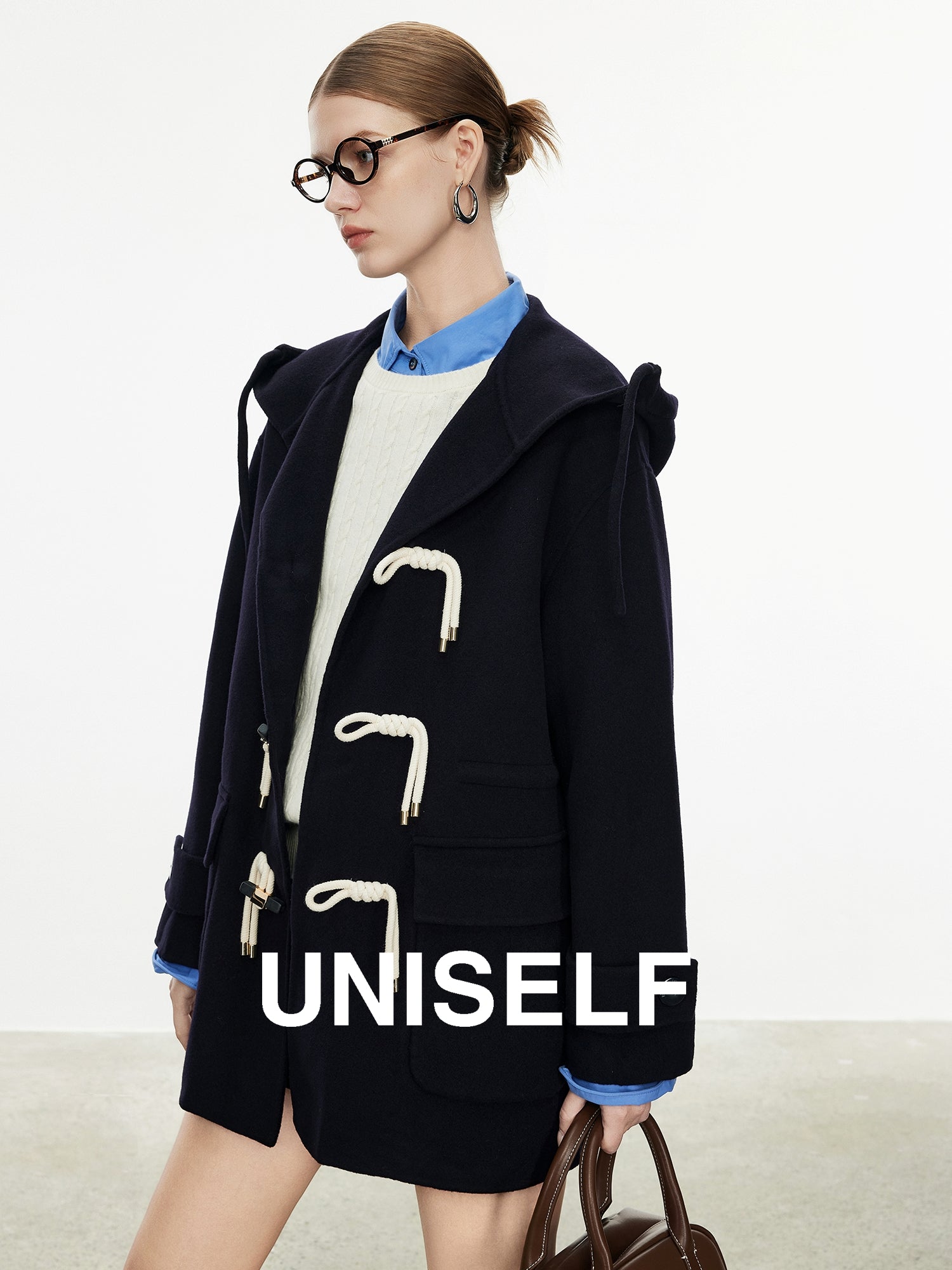 Simple Design Duffle Coat_BDHL7973