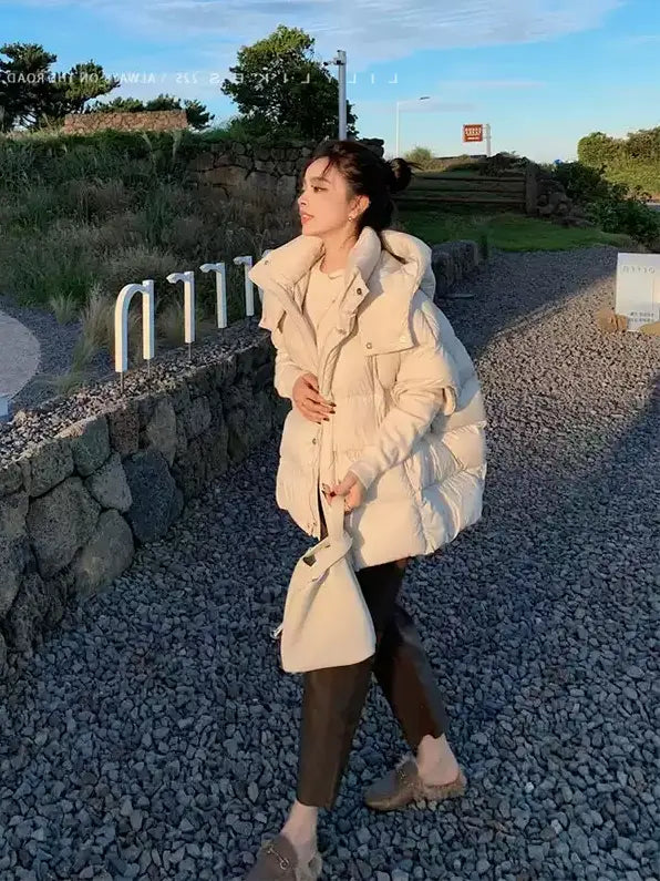 Hooded Down Vest Jacket_BDHL8012