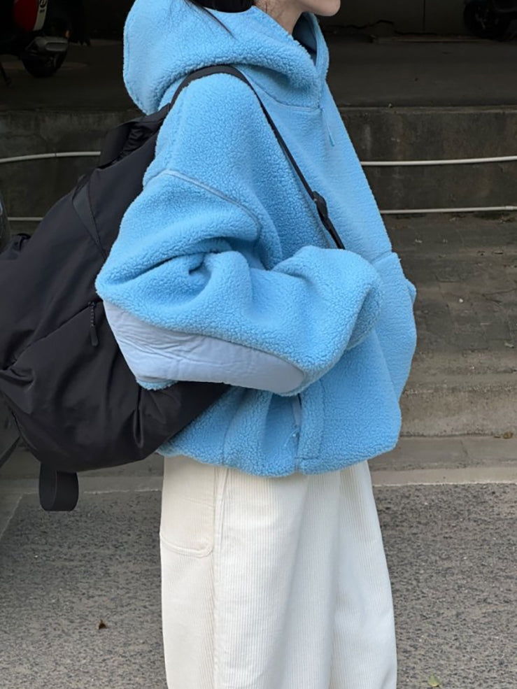 Thick Silhouette Hooded Fleece_BDHL7775