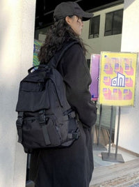 Large Capacity Black Backpack_BDHL6218