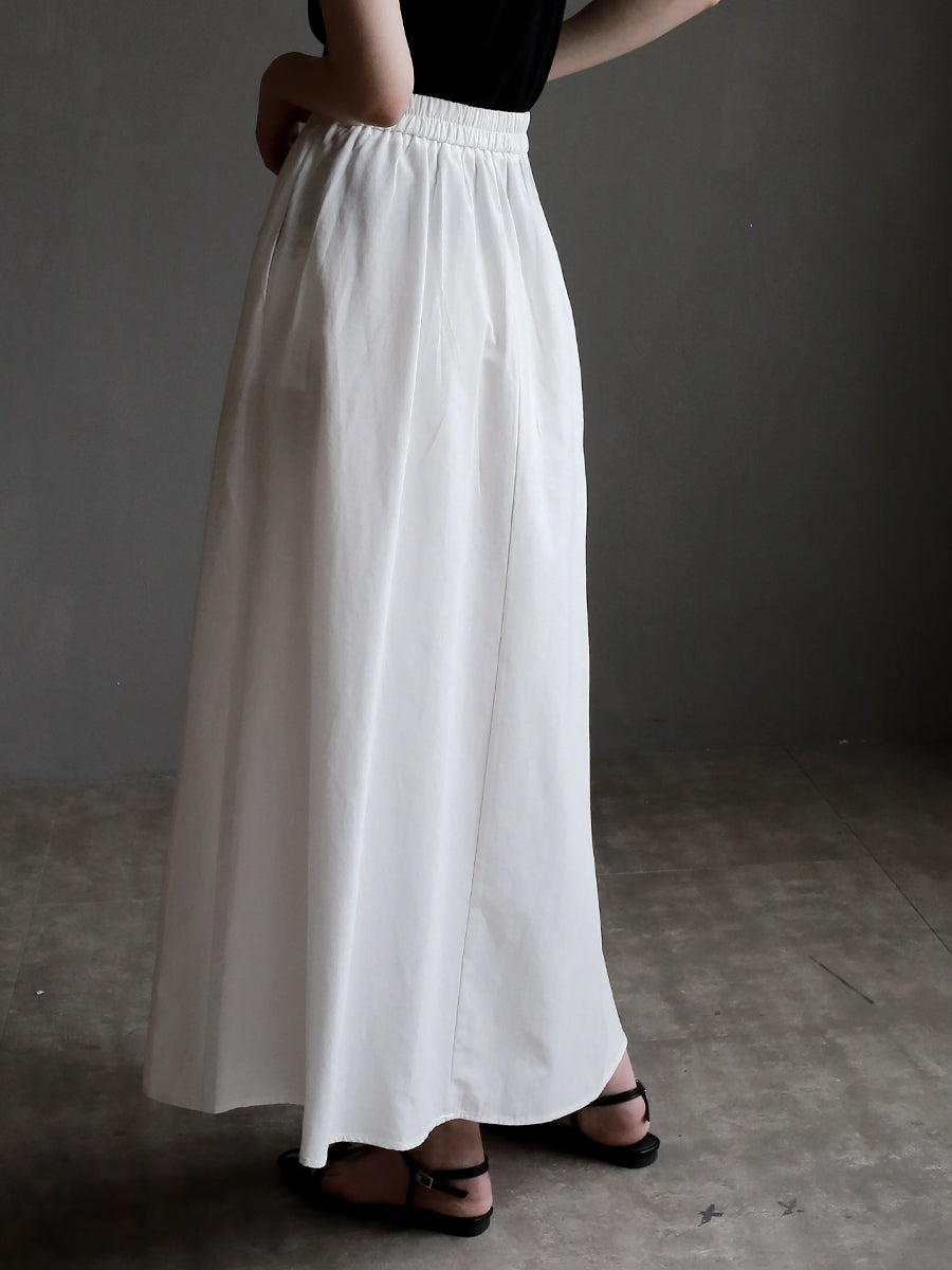 Waist Design A-Line Skirt_BDHL7572