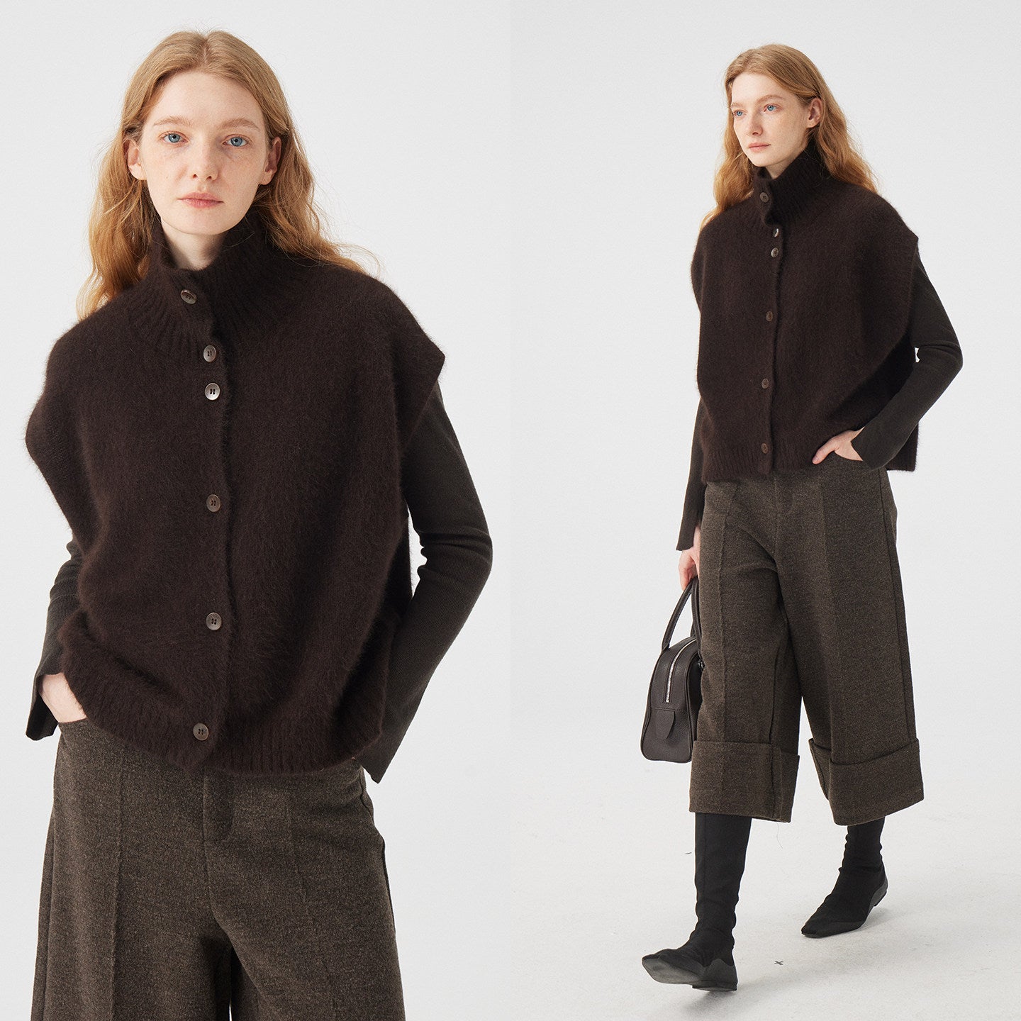 高領無袖針織上衣_BDHL8119