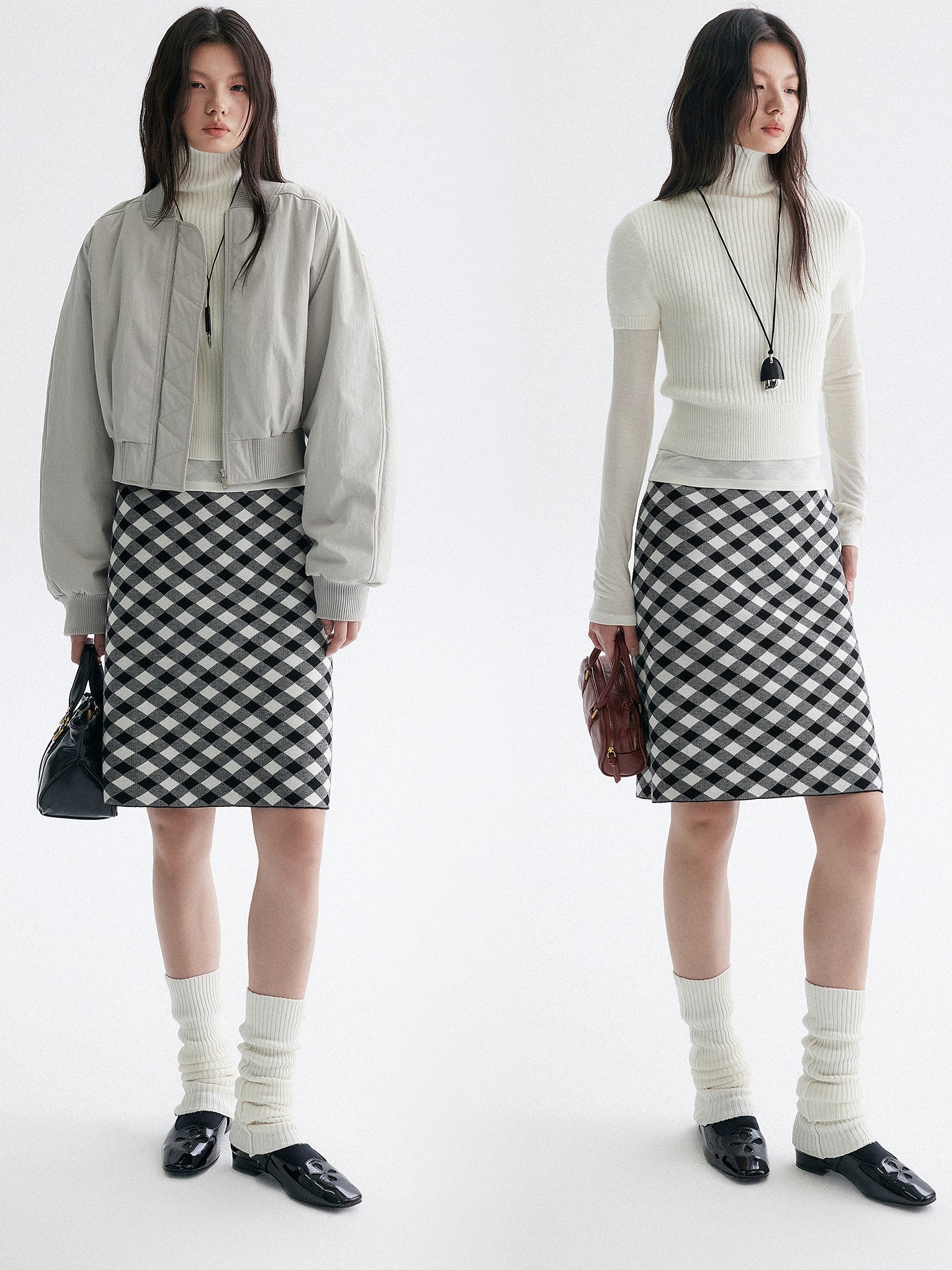 高領短針織上衣_BDHL7948