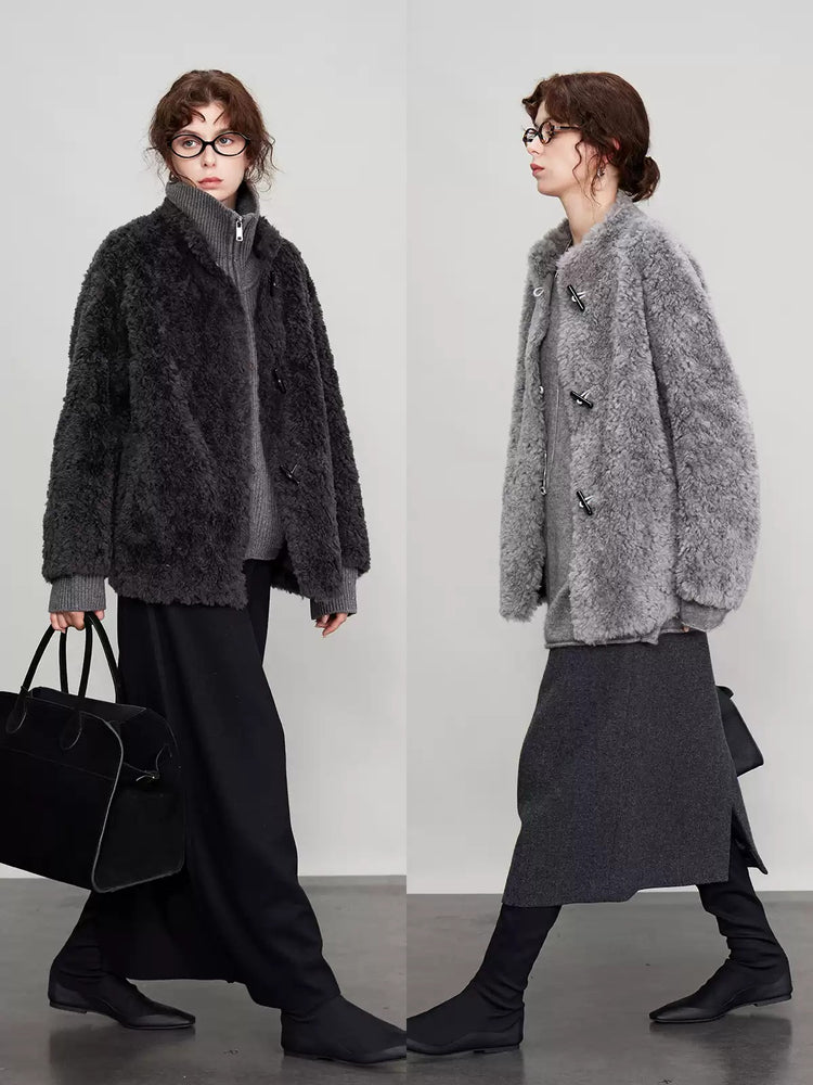 Loose Short-Length Fur Coat_BDHL6703