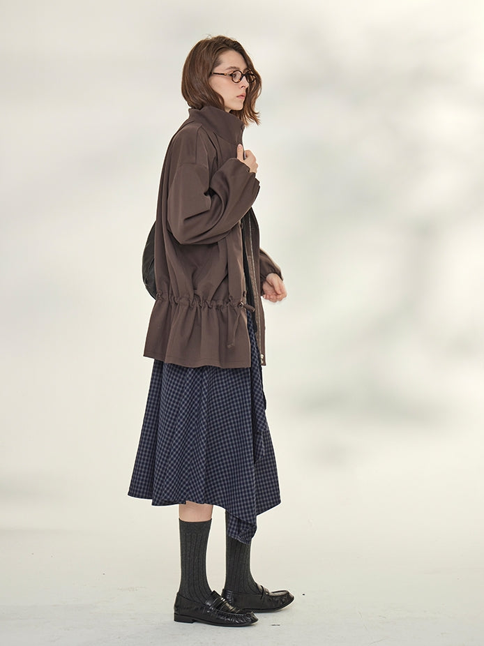 Slimming High-Waisted A-Line Skirt_BDHL7737