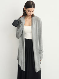 Loose Style Mid-Length Cardigan_BDHL6622