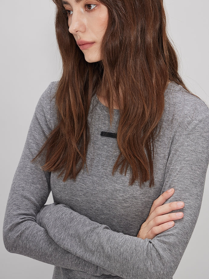 Simple Slim Knit Tops_BDHL7937