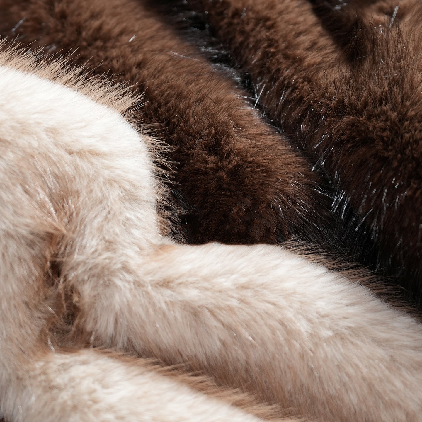 Stand Collar Zipper Fur Vest_BDHL8015