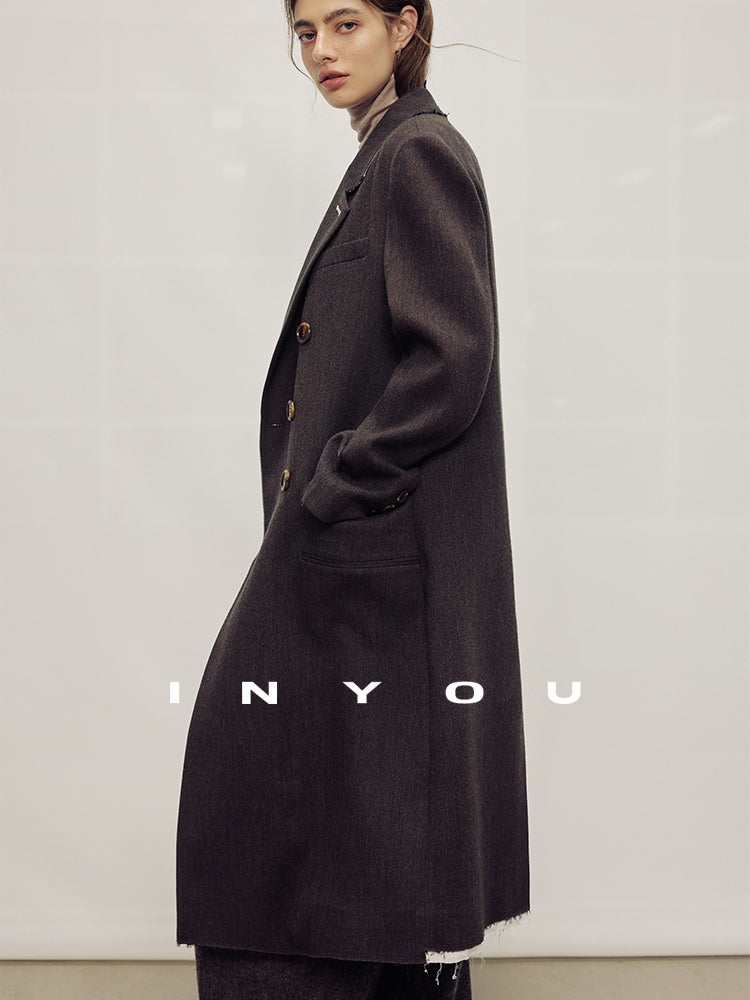 Lapel Collar Mid-Length Coat_BDHL7985