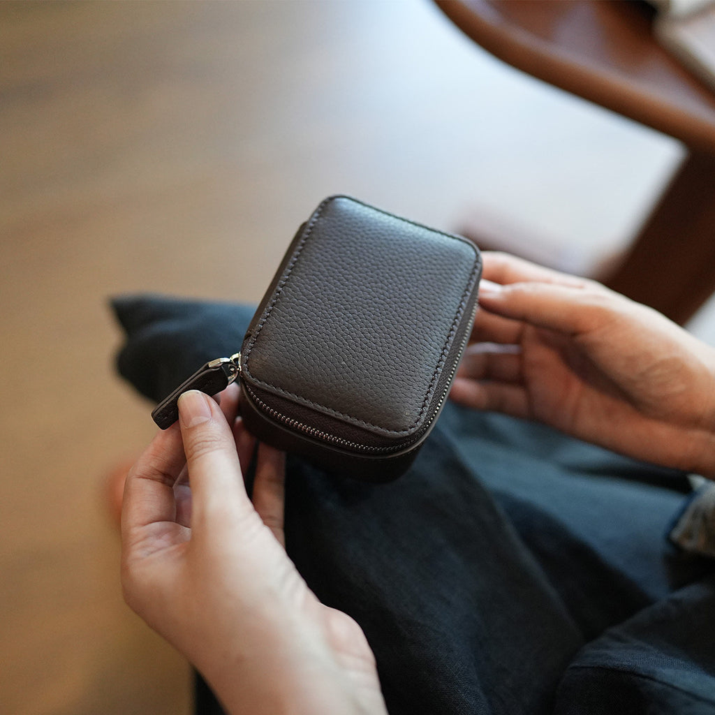 Leather Zip Travel Jewelry Case_BDHL8431