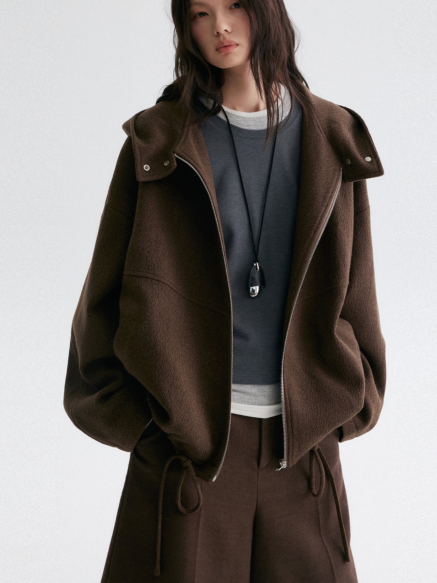 連帽拉鍊運動外套_BDHL7945