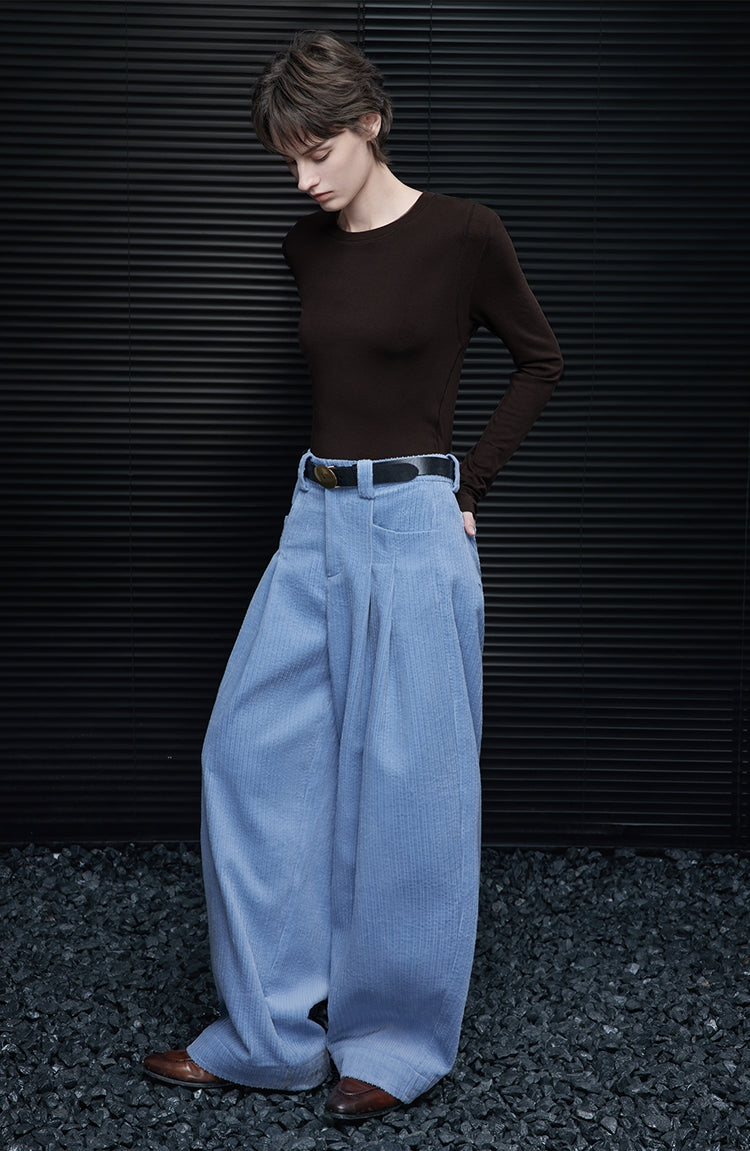 Corduroy Wide-Leg Pants_BDHL7877